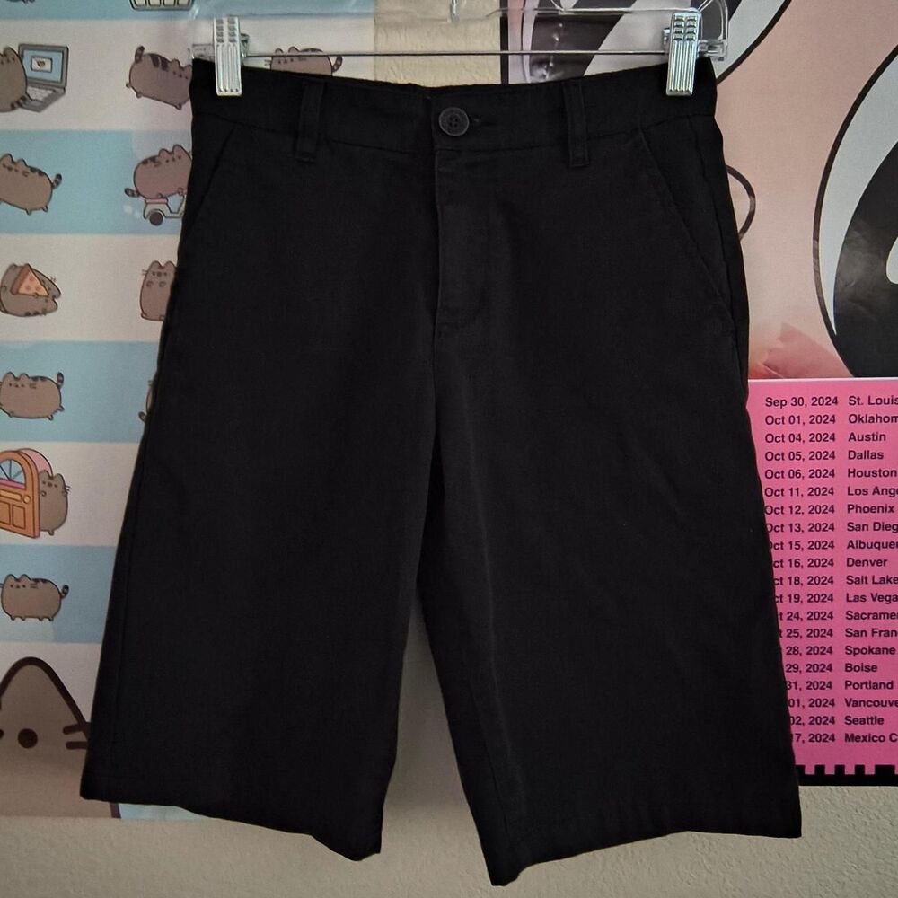 Blue-crown Men's Black Shorts